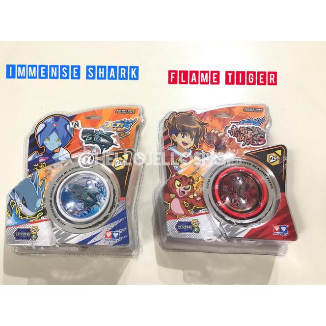 Jual YOYO AULDEY BLAZING TEENS ORIGINAL FLAME TIGER IMMENSE SHARK