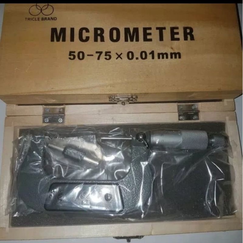 Jual mikrometer outside Tricle Brend 50-75 x 0.01 mikrometer luar ...