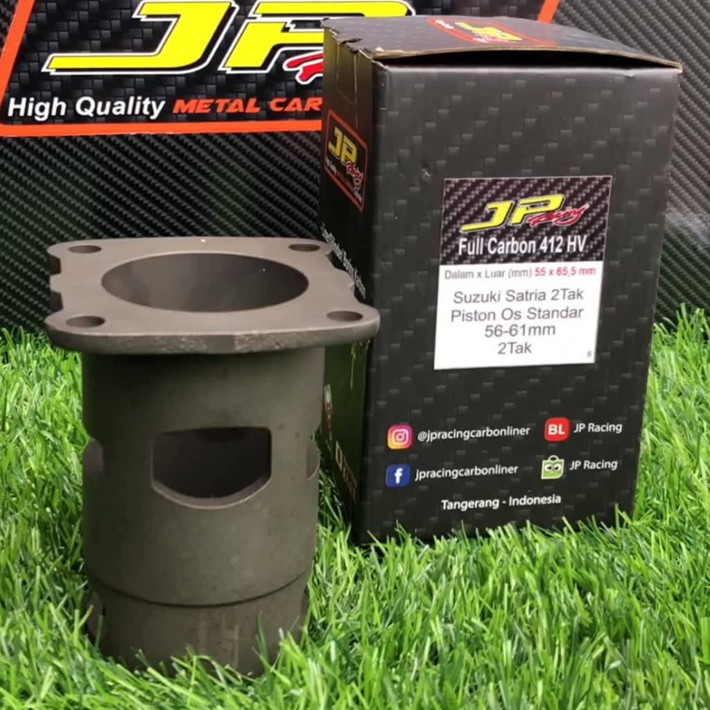 Jual JP Racing carbon liner boring SUZUKI Satria 2T 120cc SEMI CARBON ...
