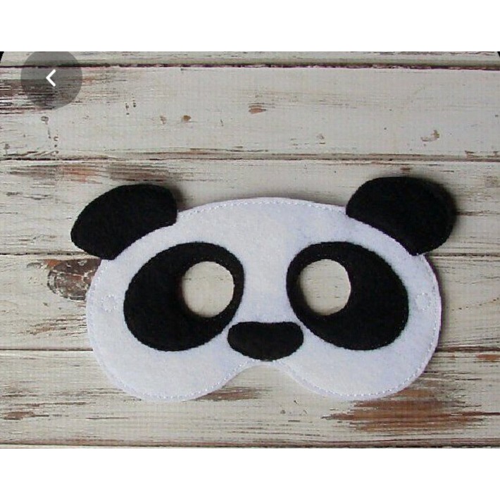 Jual Topeng Hewan Panda Imut Mask Felt Kostum Perta Karnaval Drama Anak ...