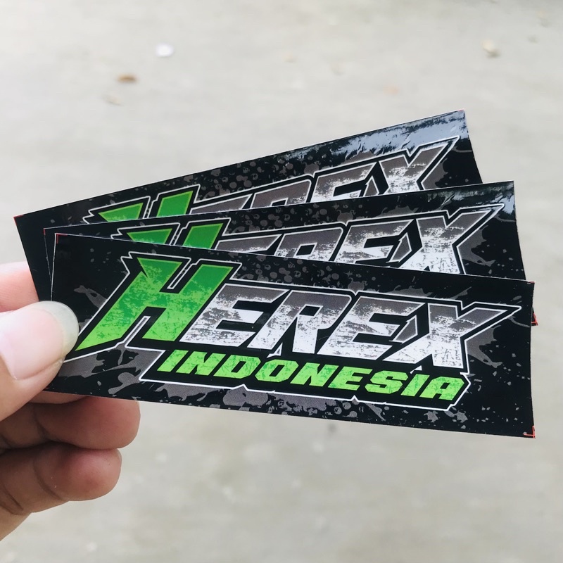 Jual Stiker Herex Anti Air Herex Indonesia Hijau Shopee Indonesia