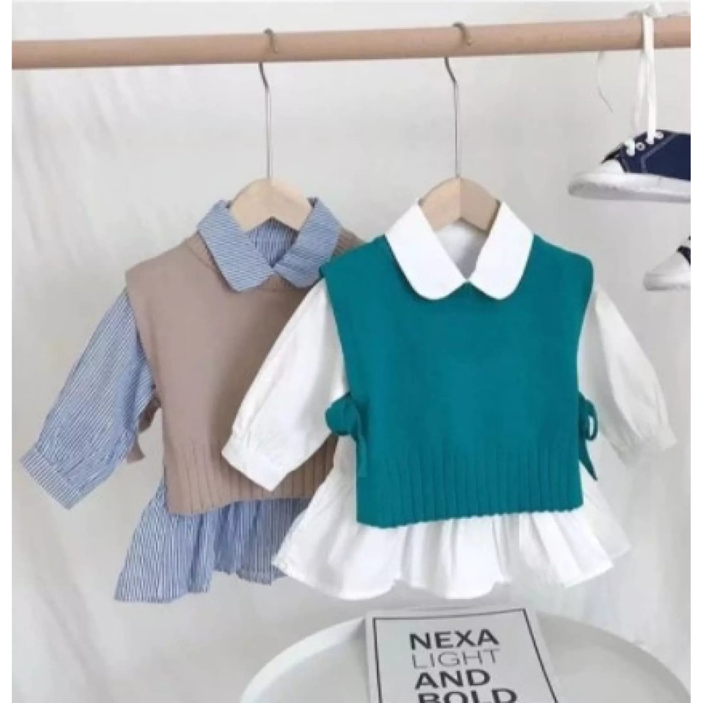 Jual Vest rompi rajut tali anak/ROMPI ANAK/ROMPI ANDIN ANAK | Shopee ...