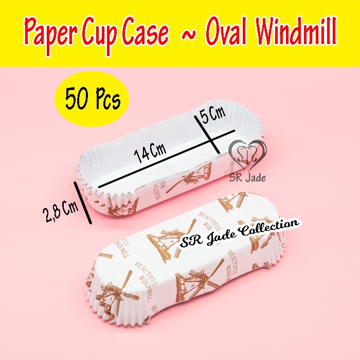 Jual Paper Cup Case Roti Windmill Kertas Wind Mill Kincir Oval Bulat ...