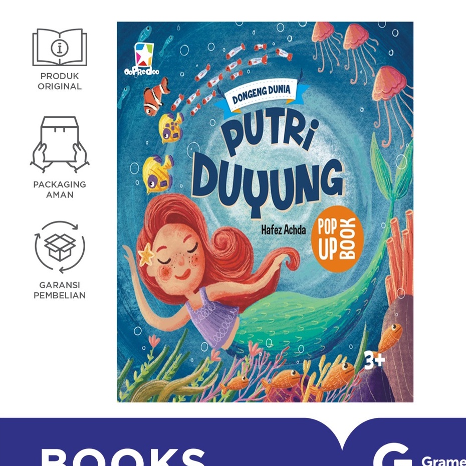 Jual Opredo Pop Up Book Dongeng Dunia : Putri Duyung (Hafez Achda ...