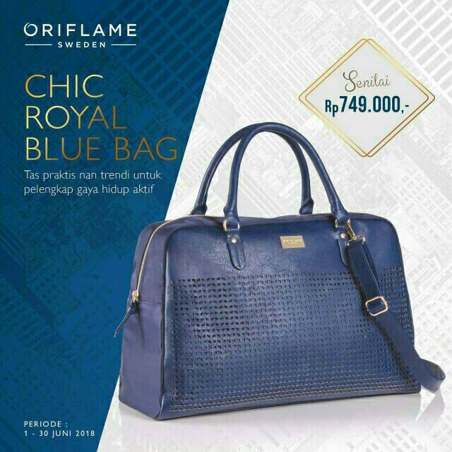 Oriflame royal blue bag clearance