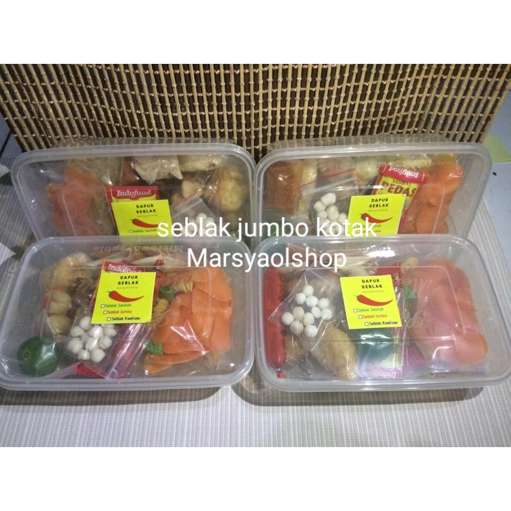 Jual Seblak Instan Seblak Instan Kuah Pedas Box Kemasan Tinggal