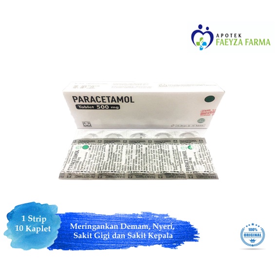 Jual Paracetamol Mg Promed Pereda Nyeri Sakit Kepala Dan Demam