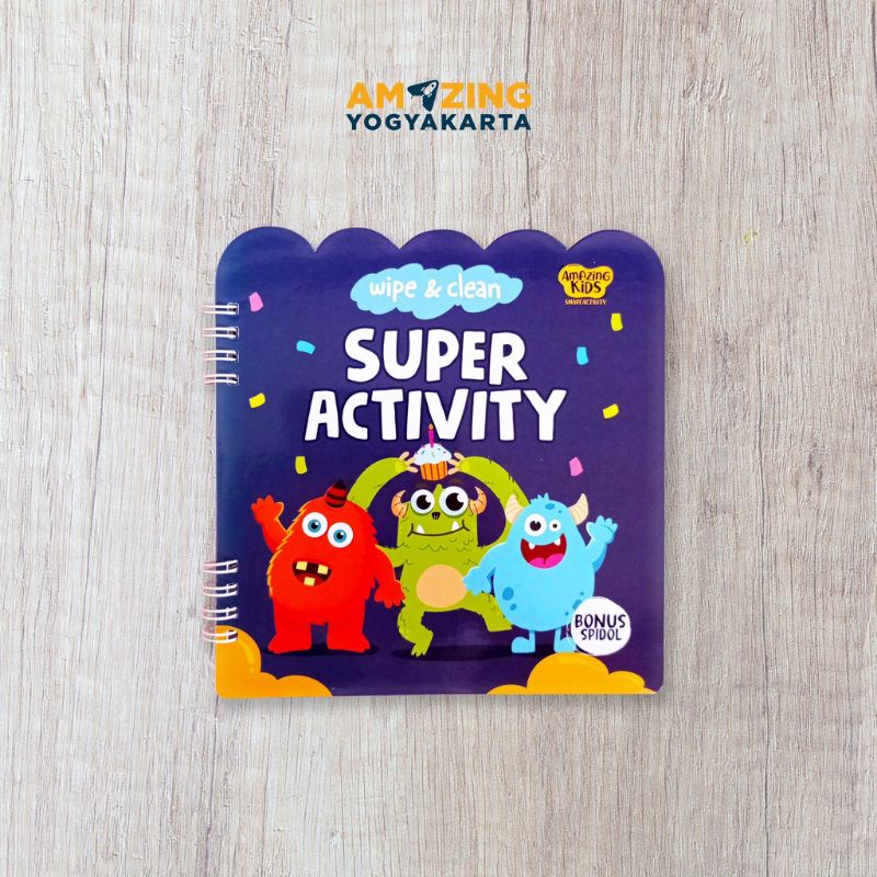 Jual Aktivitas Anak Wipe And Clean - Super Activity | Shopee Indonesia