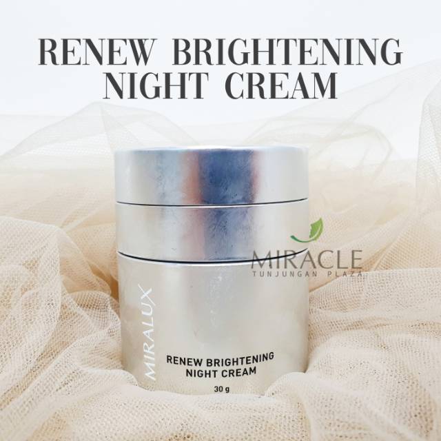 Jual Miralux Renew Brightening Night Cream Shopee Indonesia