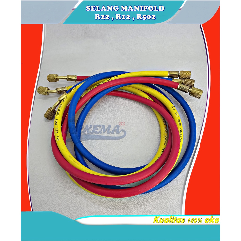 Jual [ SATUAN ] SELANG MANIFOLD | SELANG MANIFOLD R22 R134 R502 1 ...