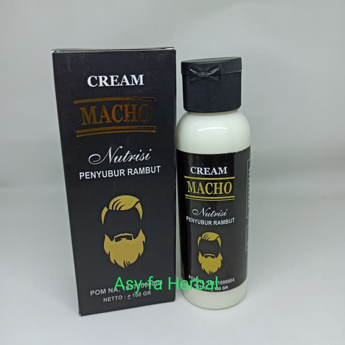 Jual Cream Penumbuh Rambur MACHO Obat Herbal Penumbuh Rambut Original ...