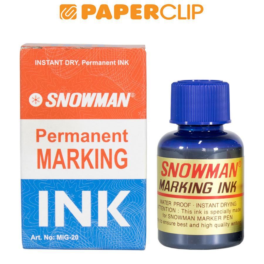 INK MARKER SNOWMAN PERMANENT BLUE (2)