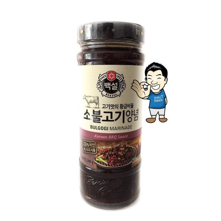 Jual Beksul Korean Bbq Bulgogi Sauce Marinade Saus Bumbu Bbq 500g Shopee Indonesia