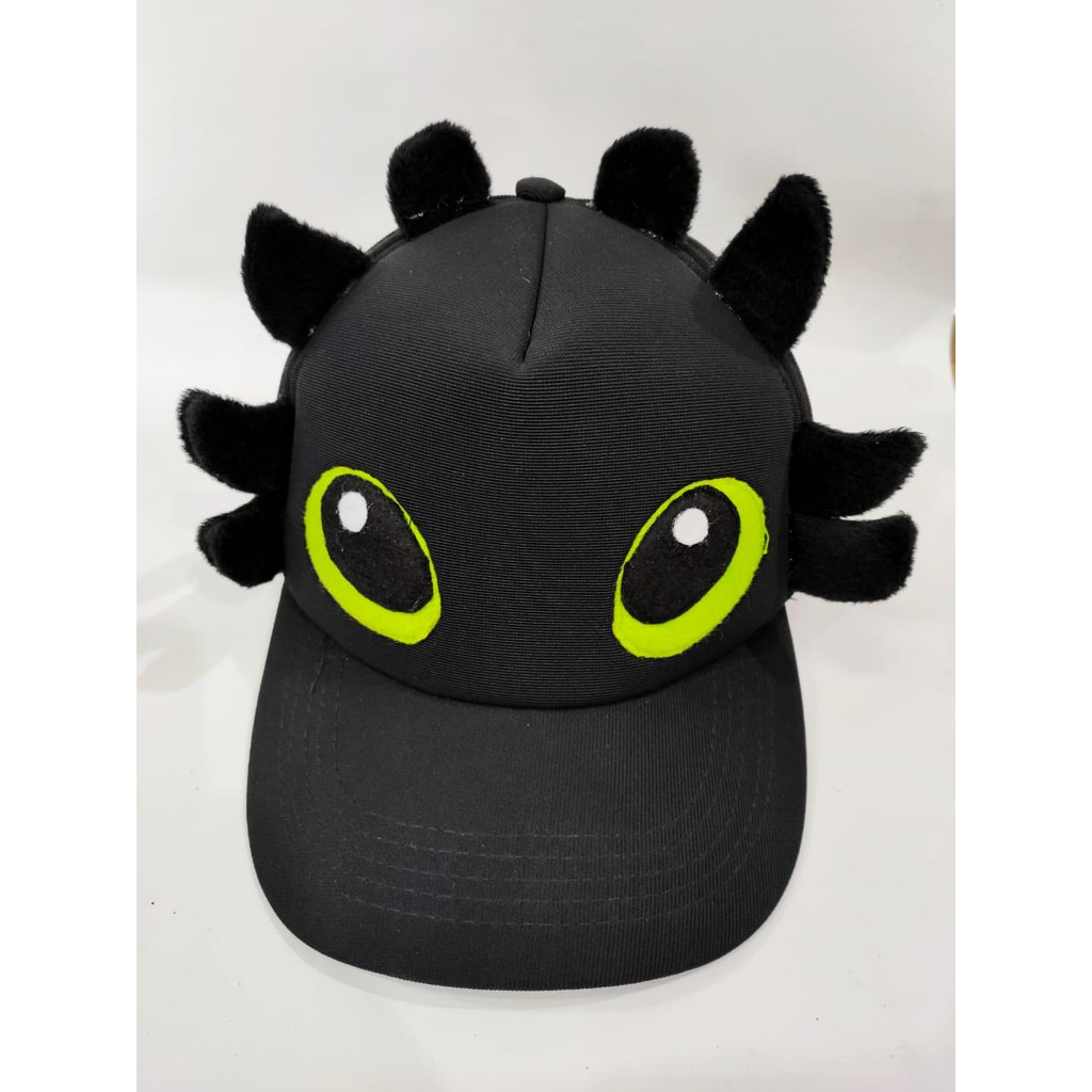 Jual TOPI BASEBALL TOOTHLESS HITAM | Shopee Indonesia