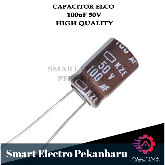 Jual Original Kapasitor Elco 100uf 50v 100uf 50v Elco Capacitor Elko