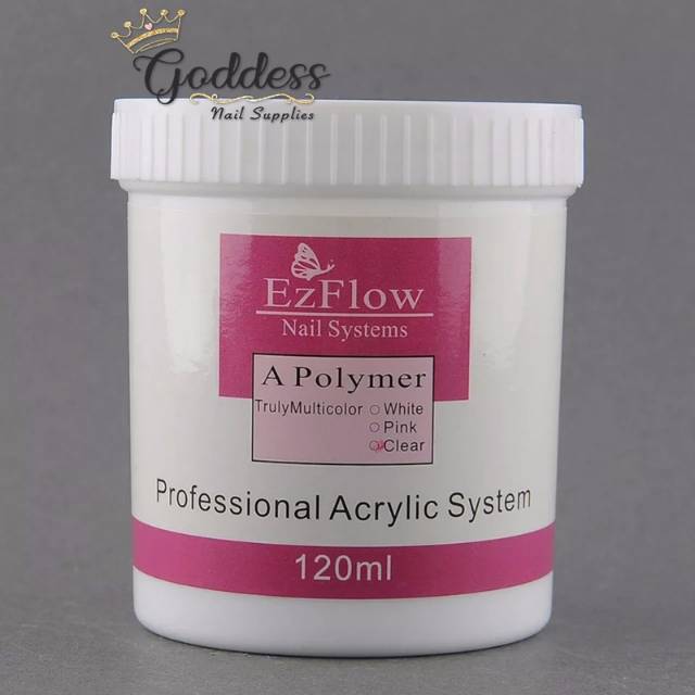 Jual EZFLOW A POLYMER ACRYLIC POWDER 120GR BUBUK ACRYLIC 3D NAIL