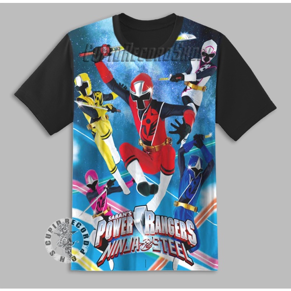 Jual Baju Power Rangers Anak Laki Laki Kaos Anime Power Ranger 3D 10531 ...