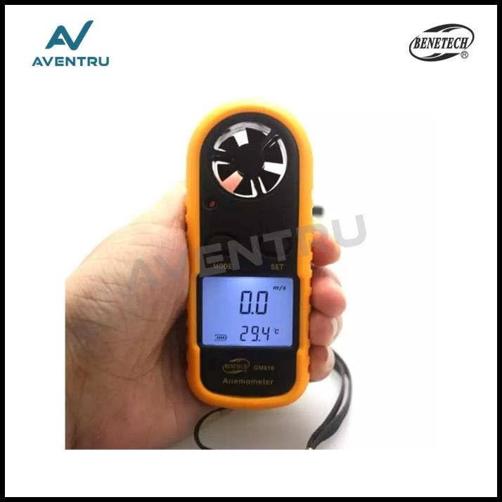 Jual Digital Anemometer With Thermometer Alat Ukur Kecepatan Angin Dan