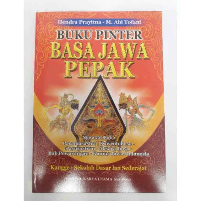 Jual Pepak Bahasa Jawa Terlengkap & Harga Terbaru Juni 2026 | Shopee ...