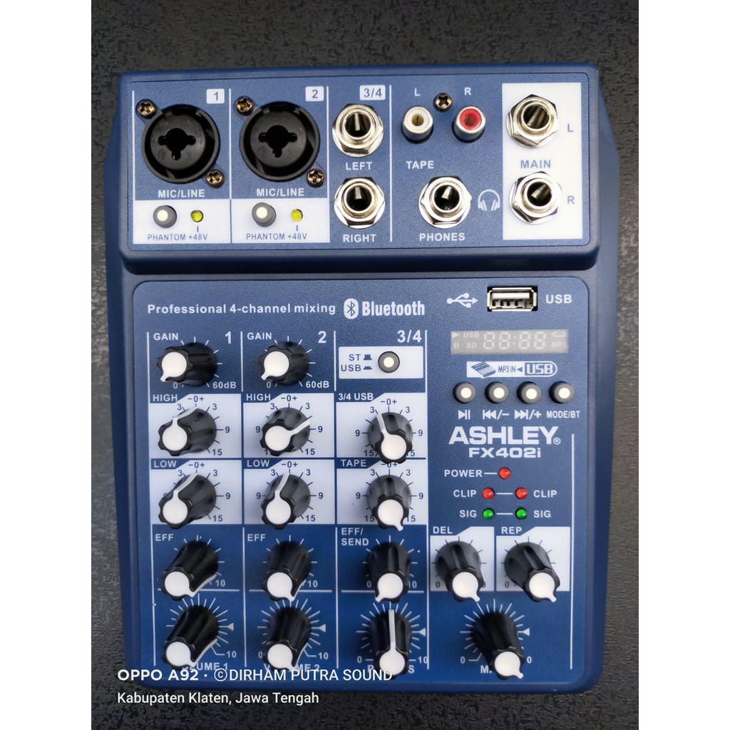 Jual Ashley Analog Mixer Model FX402i Shopee Indonesia