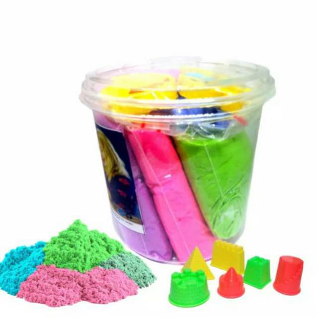 Jual Mainan Pasir Kinetik Pasir Ajaib 500gram Shopee Indonesia