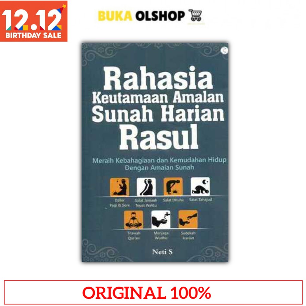 Jual Cuci Gudang Rahasia Keutamaan Amalan Sunah Harian Rasul Buku Murah