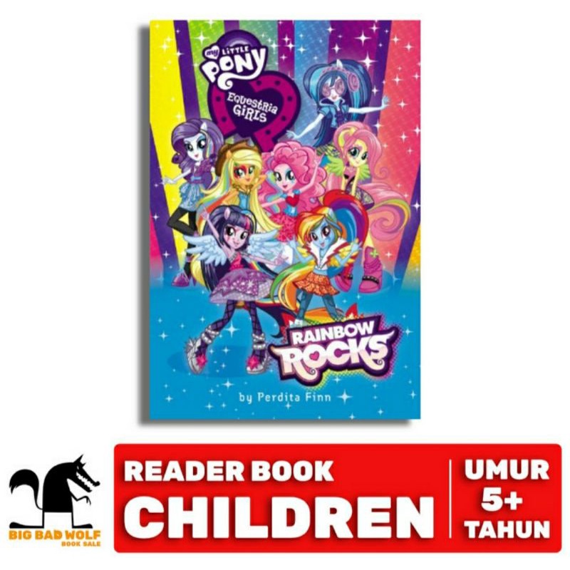 Jual MY LITTLE PONY RAINBOW ROCKS READER BOOK | Shopee Indonesia
