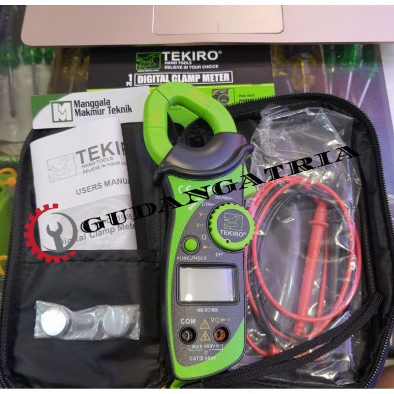 Jual Tekiro Clamp Meter Digital Tang Ampere AC DC Shopee Indonesia