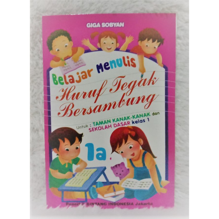 Jual BUKU ANAK BELAJAR MENULIS HURUF TEGAK BERSAMBUNG (PAKET 2 BUKU ...