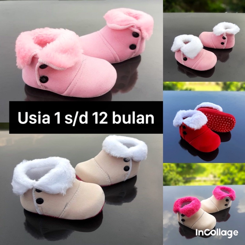 Jual Sepatu Bayi Prewalker Laki Laki Dan Perempuan Umur 0 12 Bulan ...