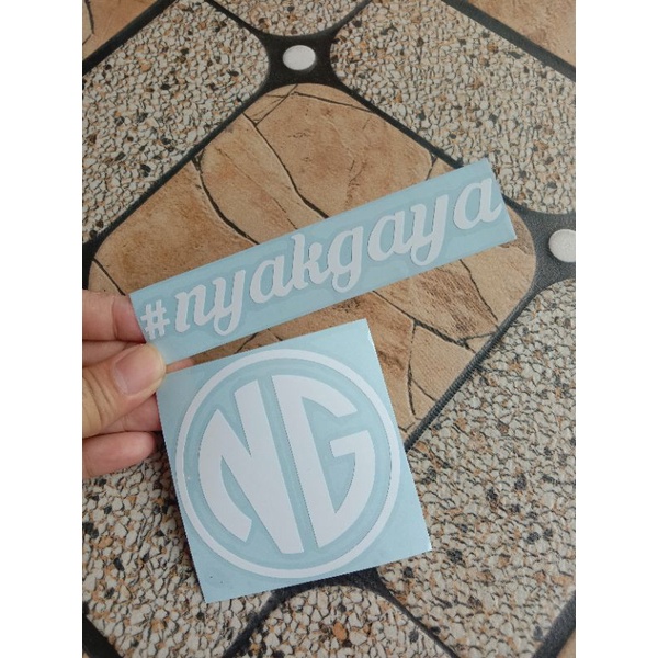 Jual STICKER CUTTING NG (nyak gaya) | Shopee Indonesia