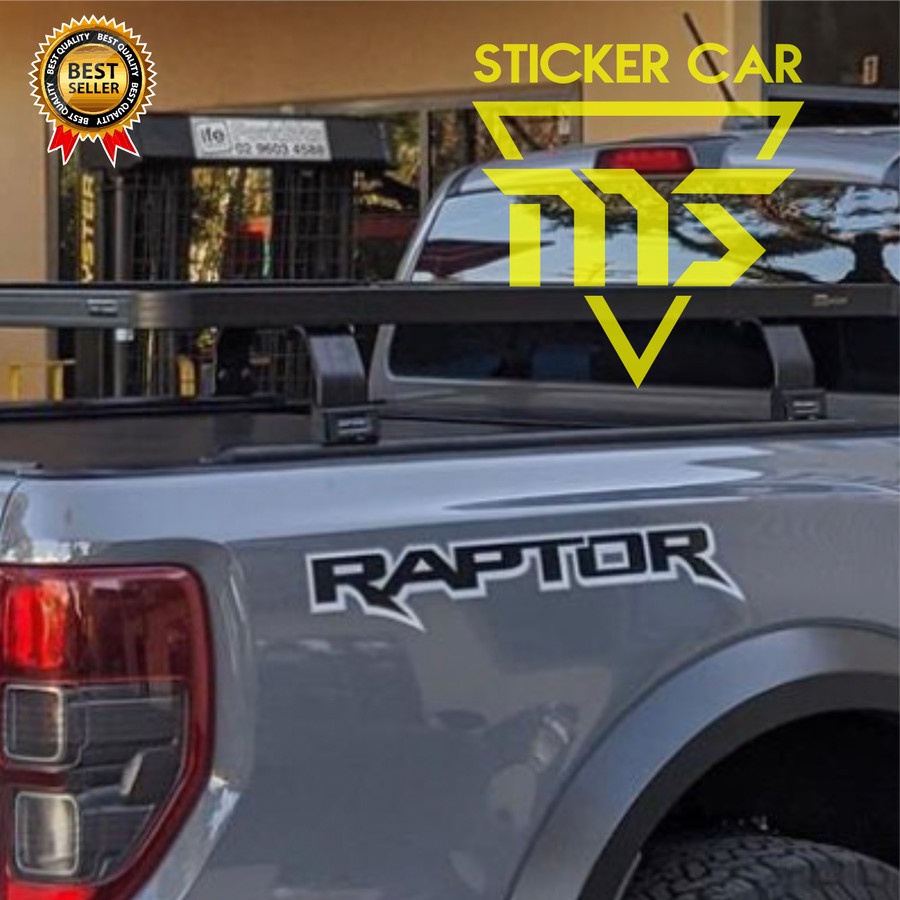 Jual sticke stiker raptor ranger bak samping ford ranger 2 warna ...