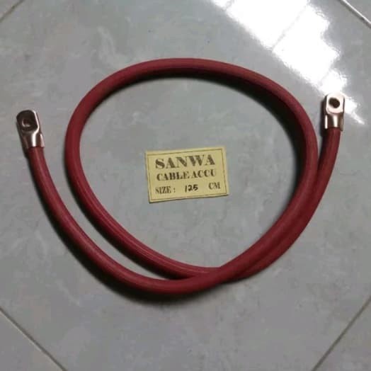 Jual Kabel Aki Accu Mobil Diesel 125cm 24Volt Sanwa Murah Berkualitas