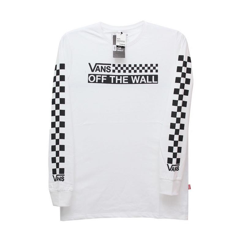 Kaos vans off 2025 the wall lengan panjang