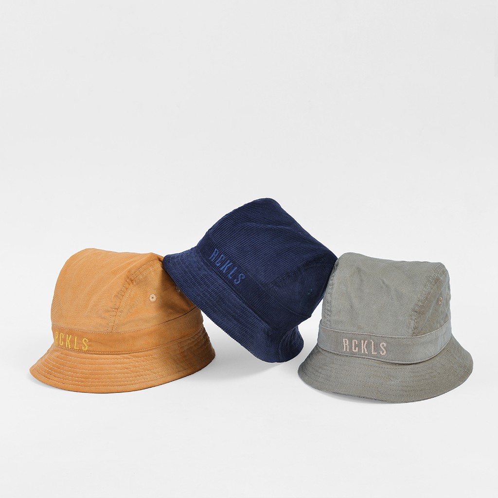 Jual RCKLS. Bucket Hat Pria Wanita Corduroy | Shopee Indonesia