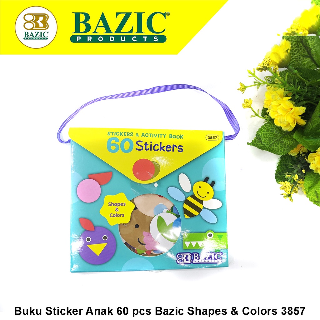 Jual Bazic Buku Sticker Anak 60 pcs - Mainan Edukasi Kertas Tempel ...
