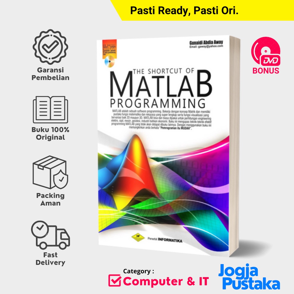 Jual Buku The Shortcut Of Matlab Programming (Edisi Revisi) + CD ...