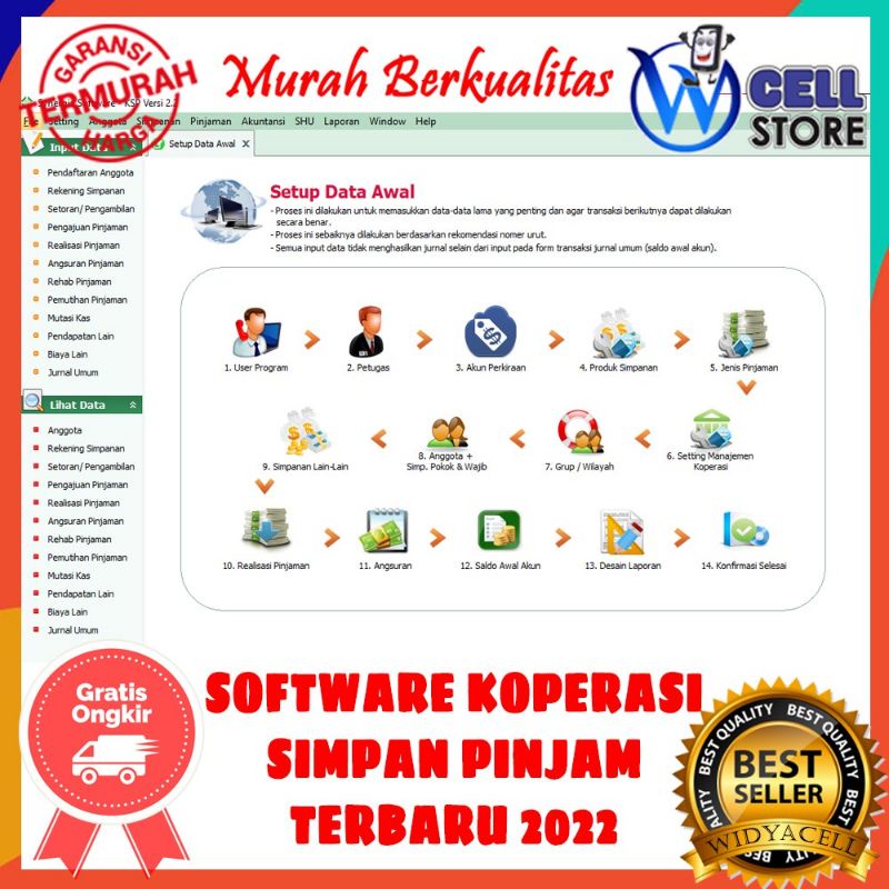 Jual Software Koperasi Simpan Pinjam Terbaru Shopee Indonesia 5325