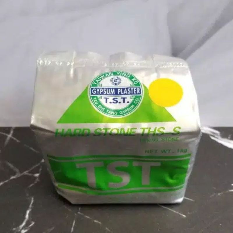 Jual TST Dental Stone Gips Kuning dental hard stone gypsum plaster tipe 4 pro stone 1 kg