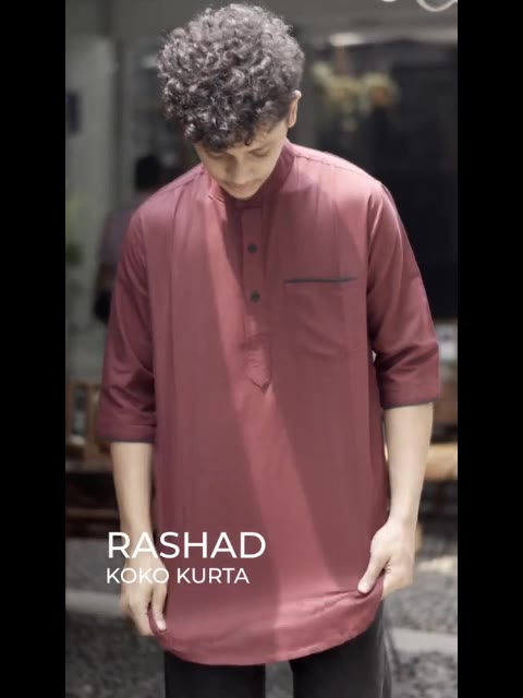 Jual Baju Koko Rashad Kurta Pakistan Pria Big Size Bahan Katun Adem ...