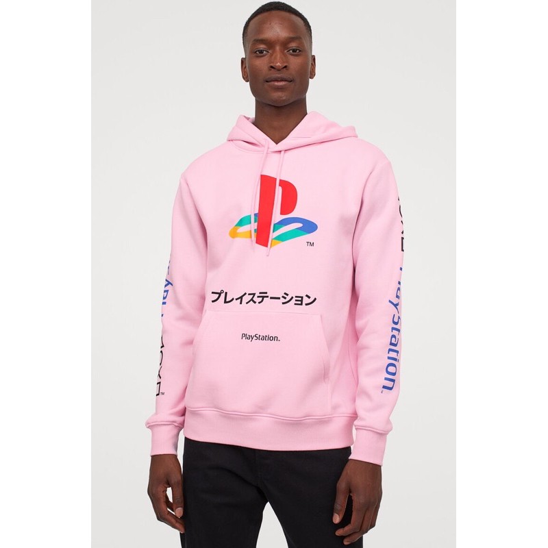 Jual H M HOODIE PLAYSTATION PINK Shopee Indonesia