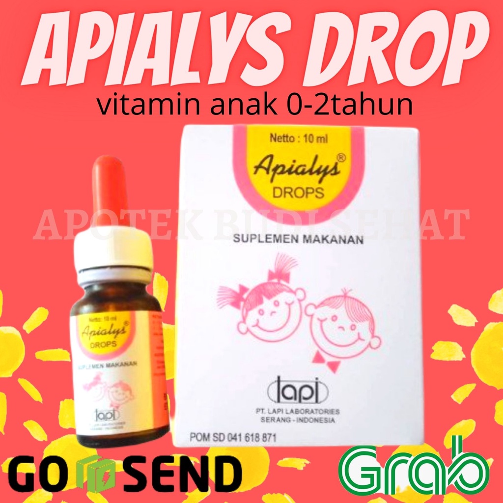 Jual Apialys Drop 10mL Vitamin Bayi Vitamin Anak Tingkatkn Daya Tahan