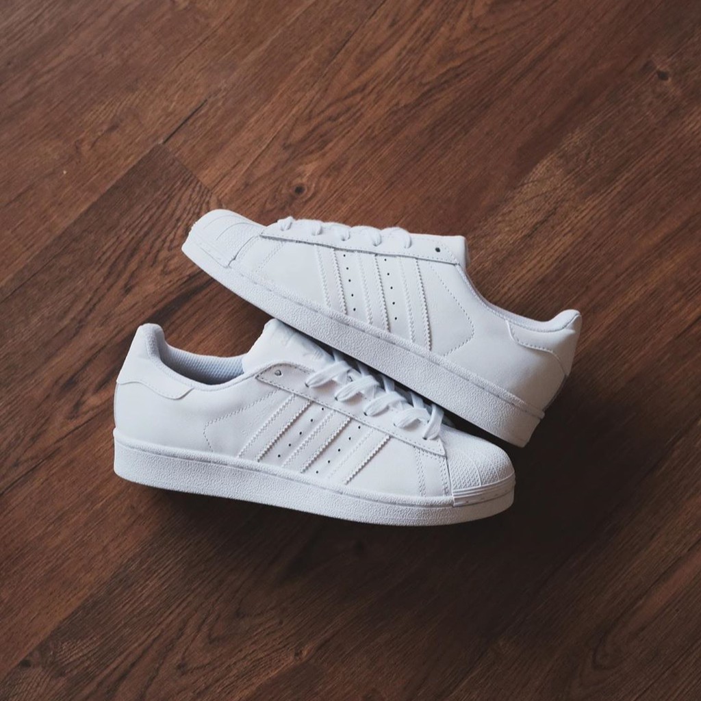 adidas superstar full white