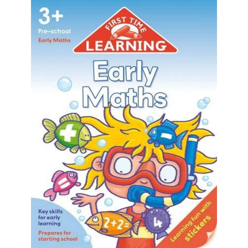 Jual First Time Learning Early Maths for Ages 3+ Preschool | Shopee ...