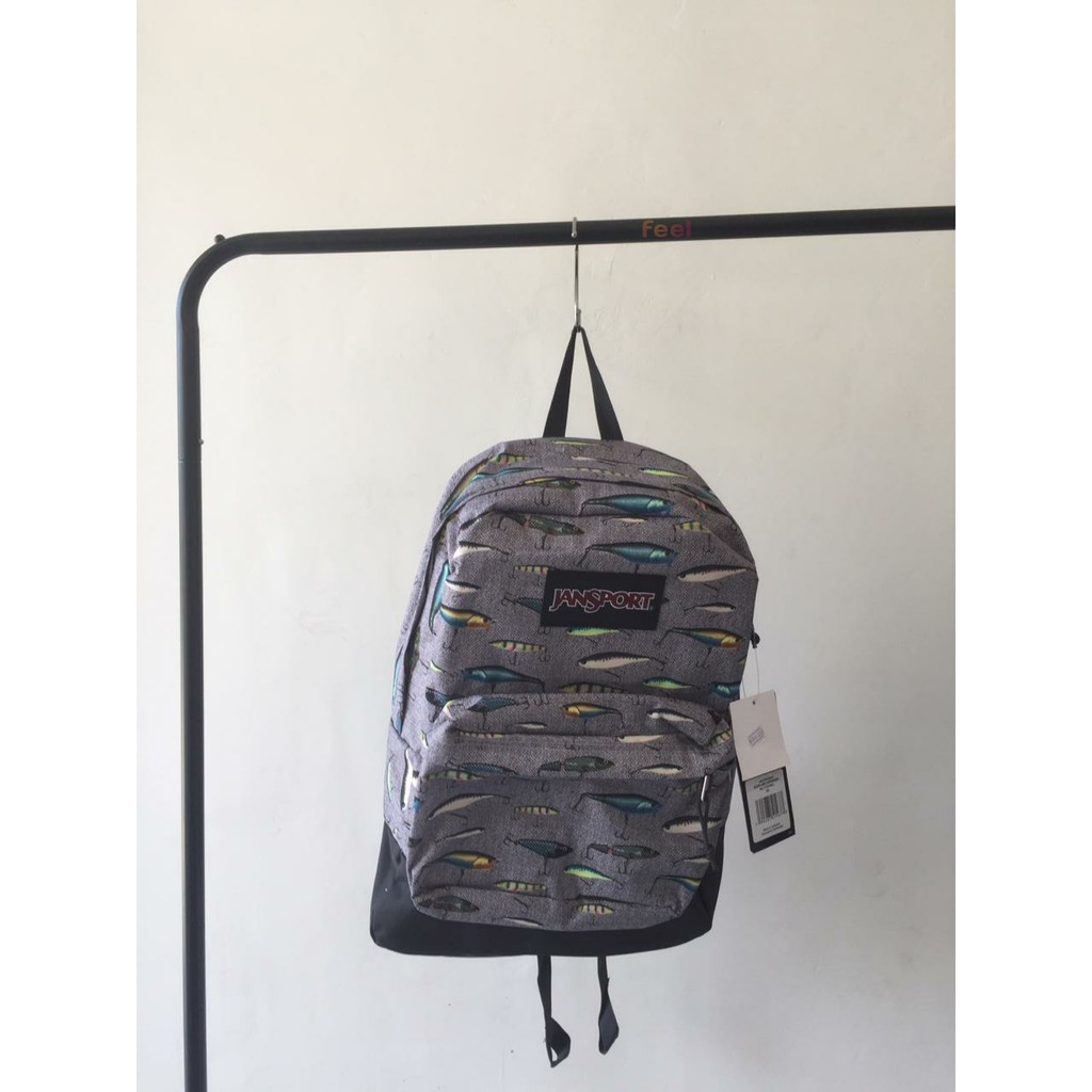 Jual Jansport Superbreak Catch Fish Fullprint | Shopee Indonesia