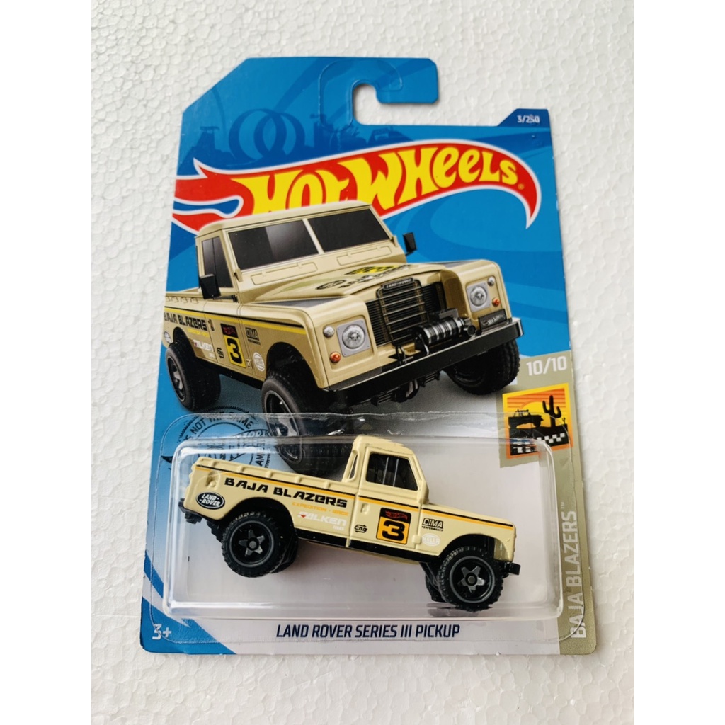 Jual HOT WHEELS HOTWHEELS LAND ROVER SERIES III PICKUP KUNING BAJA ...