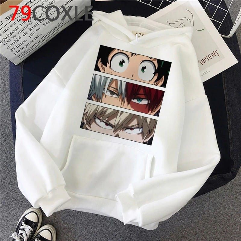Jual Sweater Hoodie Jaket Outerwear Pakaian Wanita Oversize Korean Style  BOKU NO HERO ANIME terbaruFleece | Shopee Indonesia