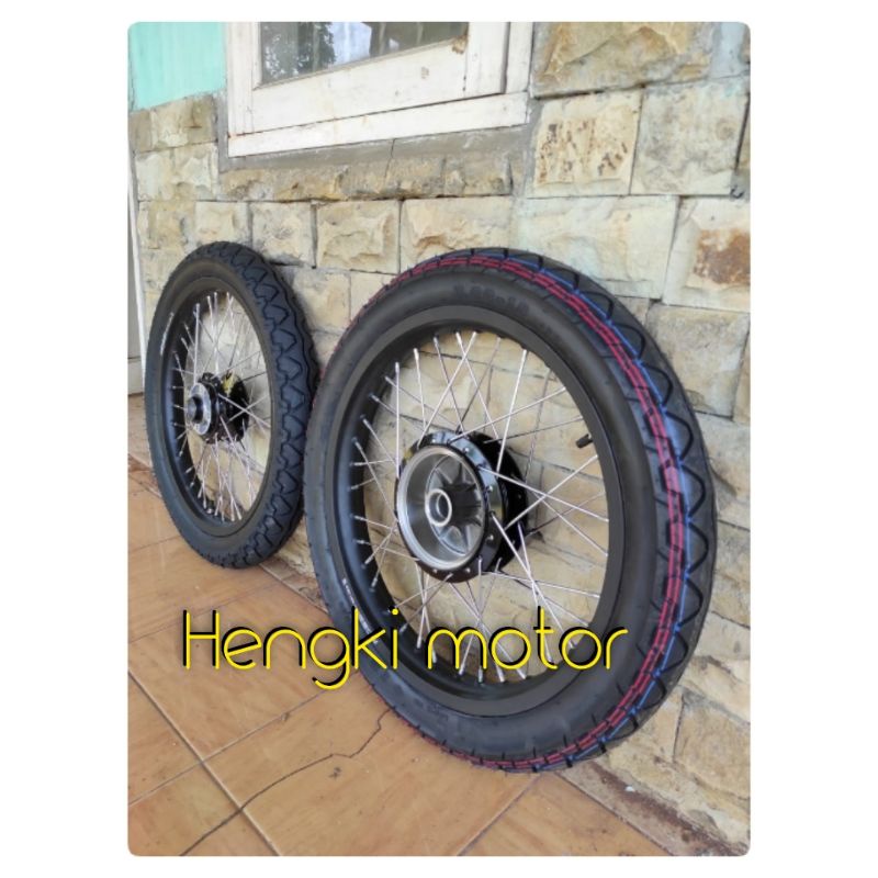 Jual velg rk king ring v Rossi UK 160-185x18 plus ban | Shopee Indonesia