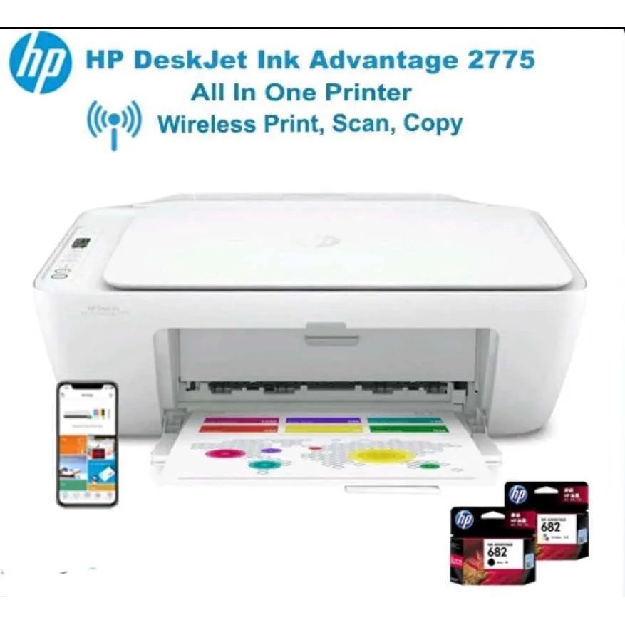 Jual HP DeskJet Ink Advantage 2775 All-in-One Printer Print Scan Copy ...