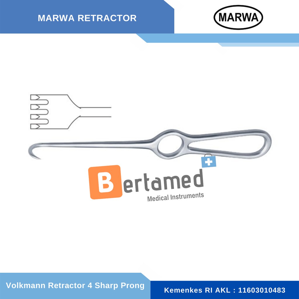 Used MILTEX 11-548 Surgical Volkman Retractor Sharp, 4 Prong, 8.75" O/R - Foto 8